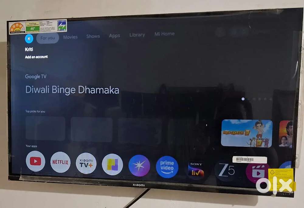 Xiaomi 32 led smart android tv