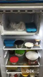 All new Grey Haier Refrigerator
