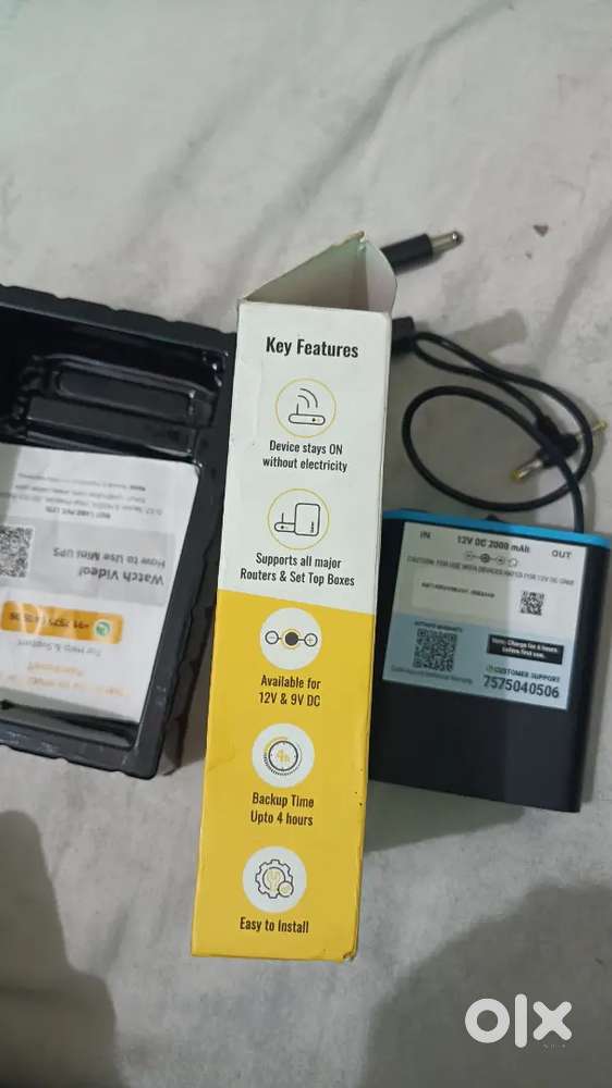 Mini ups power battary All router 4 hours backup