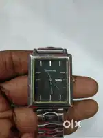 Sonata watch sales day and date watch good running