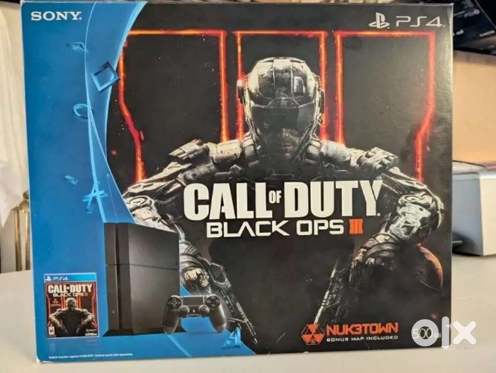 PS4 Console Pro 1TB # Black + CoD: Black Ops 4 + Original Controller