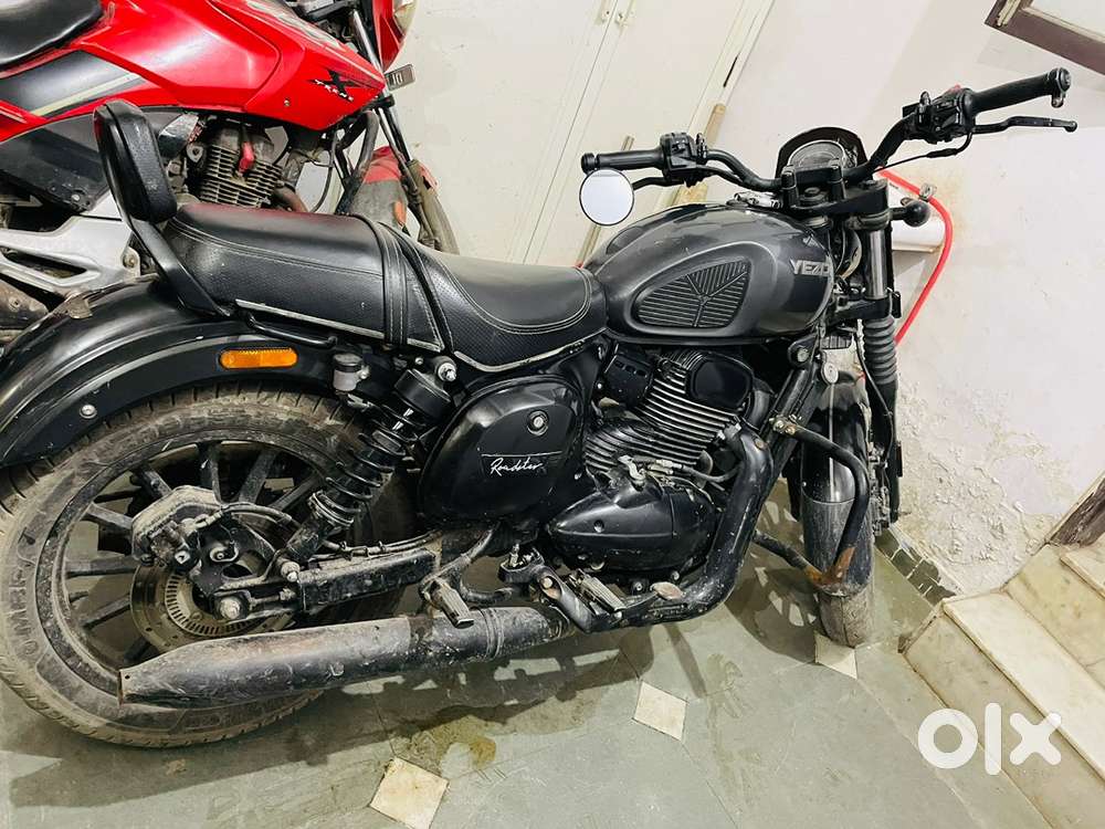 Black yezdi roadster