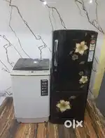 Samsung digital inverter refrigerator & marq washing machine available