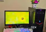 COMPUTER with graphics card 8gb ram i3.20inch monitor