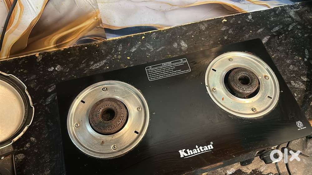 Double burner gas stove