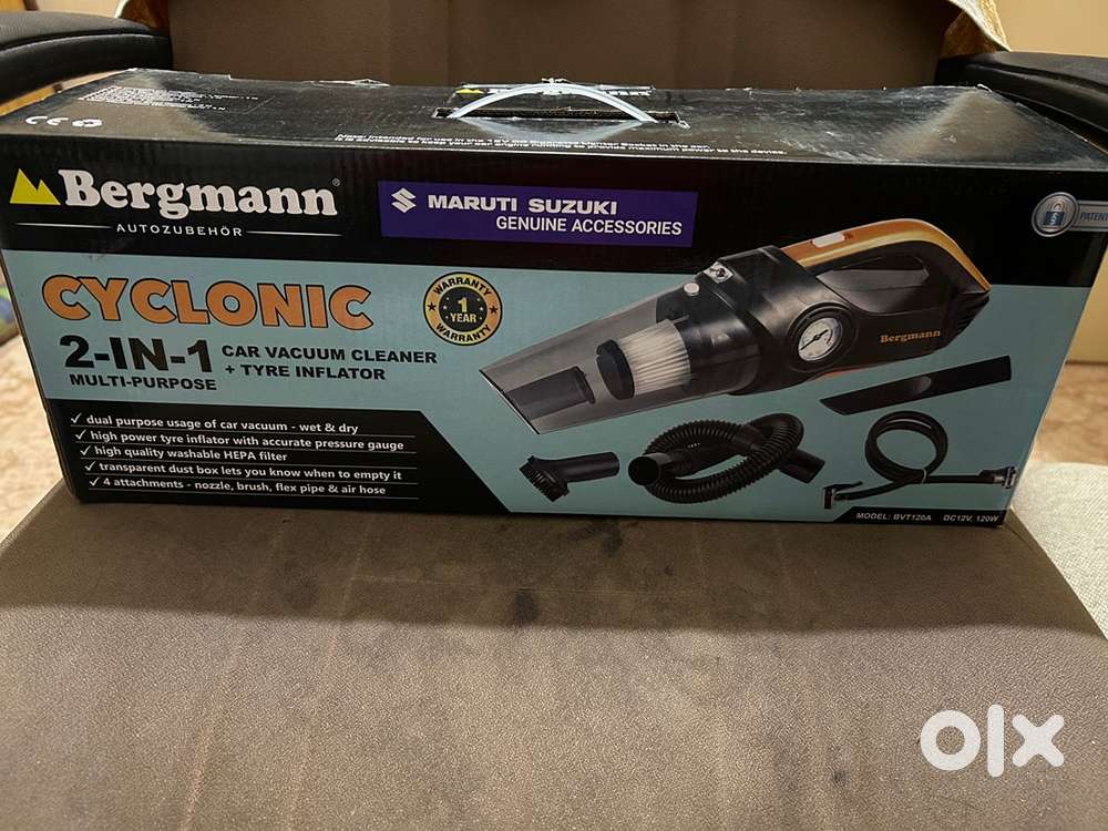 Bergmann car vaccum cleaner and tyre inflator