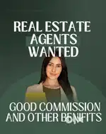 Real Estate Agent Wanted  ONE SALE ONE LAC INCOME