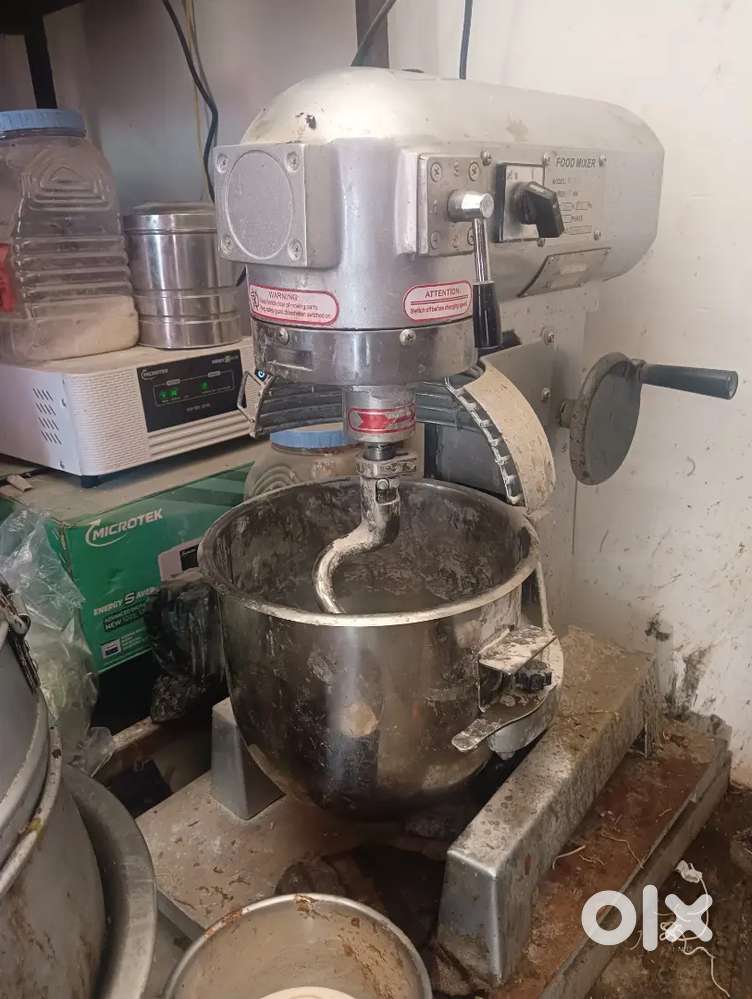 Gas and electric dack oven, plenty mixer , 3 setup pressure chulha