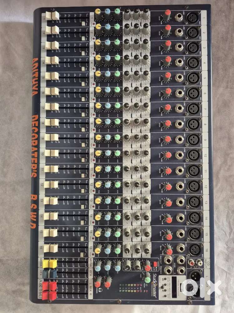Studio master 16 channel mixer with Bluetooth