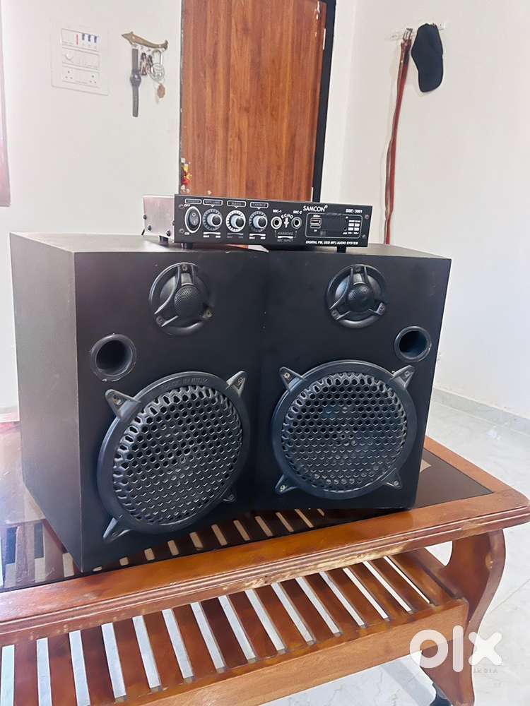Two Speaker moniters with amplifier