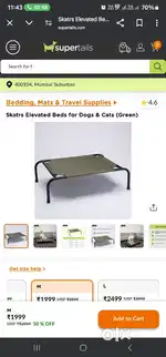 Dog elevate bed for sale