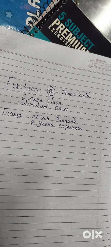 Tuition for 6 to plus 2