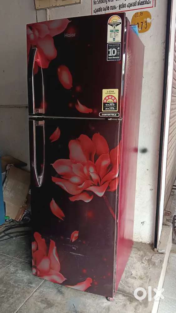 Haier double door fridge good working