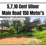 Near Road ulloor 5,7,10 Cent Karabhoomi