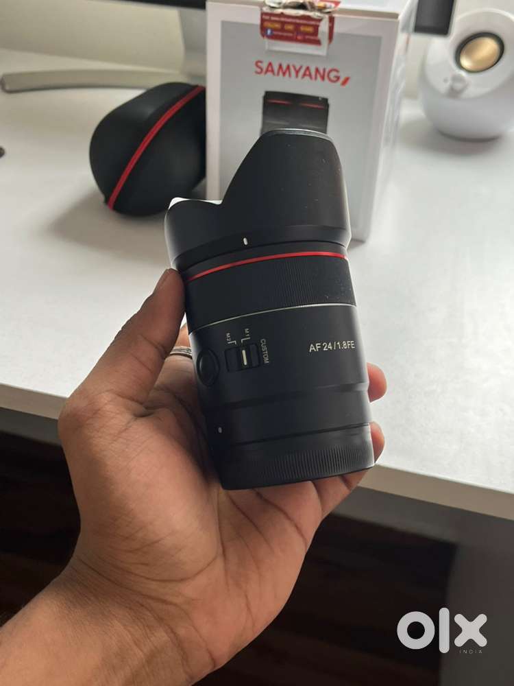 Samyang 24mm 1.8 lens for Sony Full Frame  10 Months used  Like New