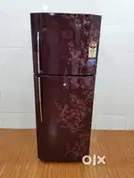 PAR112#@•¢ FLOWER MODEL LG REFRIGERATOR 2 DOOR USED FRIDGE FREE