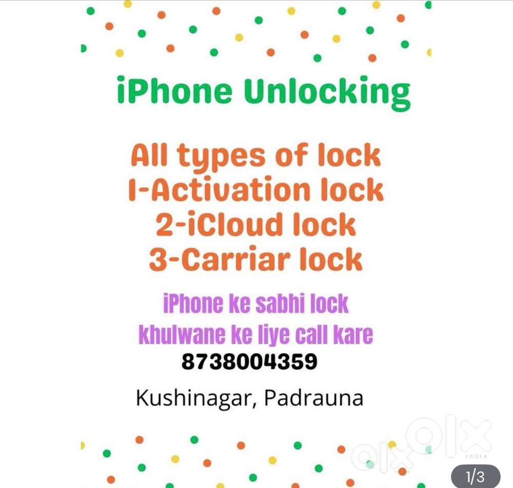 Whatsapp karo agar Locked iPhone or iPad Unlock karana  hai to