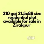 220 gaj freehold residential plot available for sale in Zirakpur