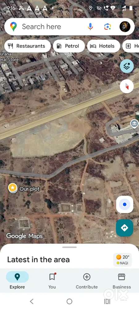 Ready for sale plot near Highway