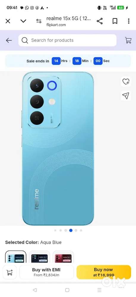 real me 15 x 4 days old new price 16999 ...29 trik ko hi release hua