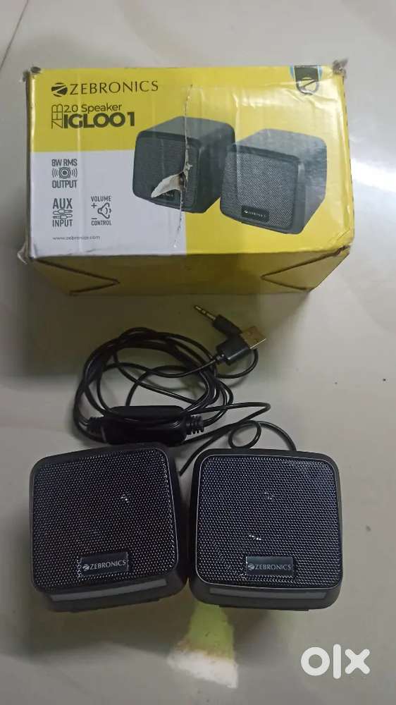 ZEBRONICS Igloo 1, 2.0 USB Computer Speakers,