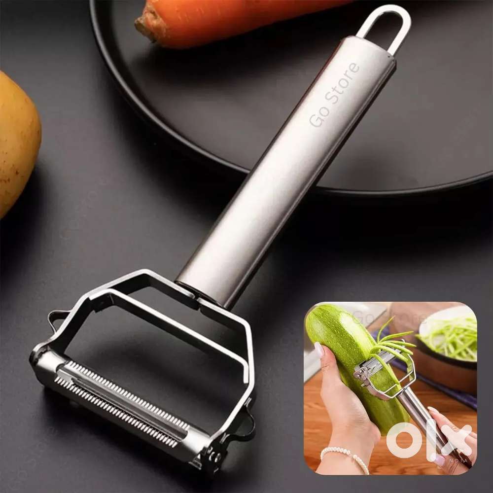 2 in 1 Stainless Steel Julienne Vegetable Peeler