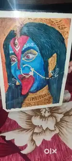 Kali Mata drawing navratri drawing