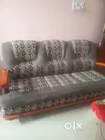 Wooden sofa 3 seater