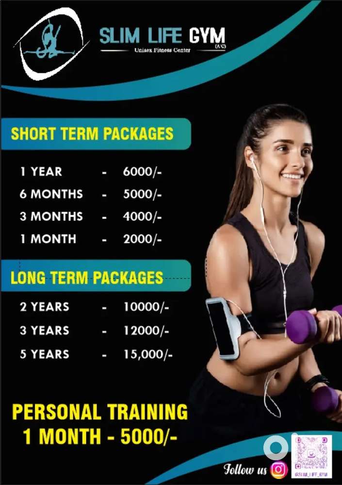 Fitness center reception &incharge &management