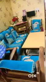 Sofa set 2+1 and TV corner without cover