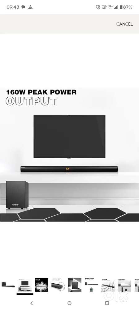 JBL infinity Soundbar