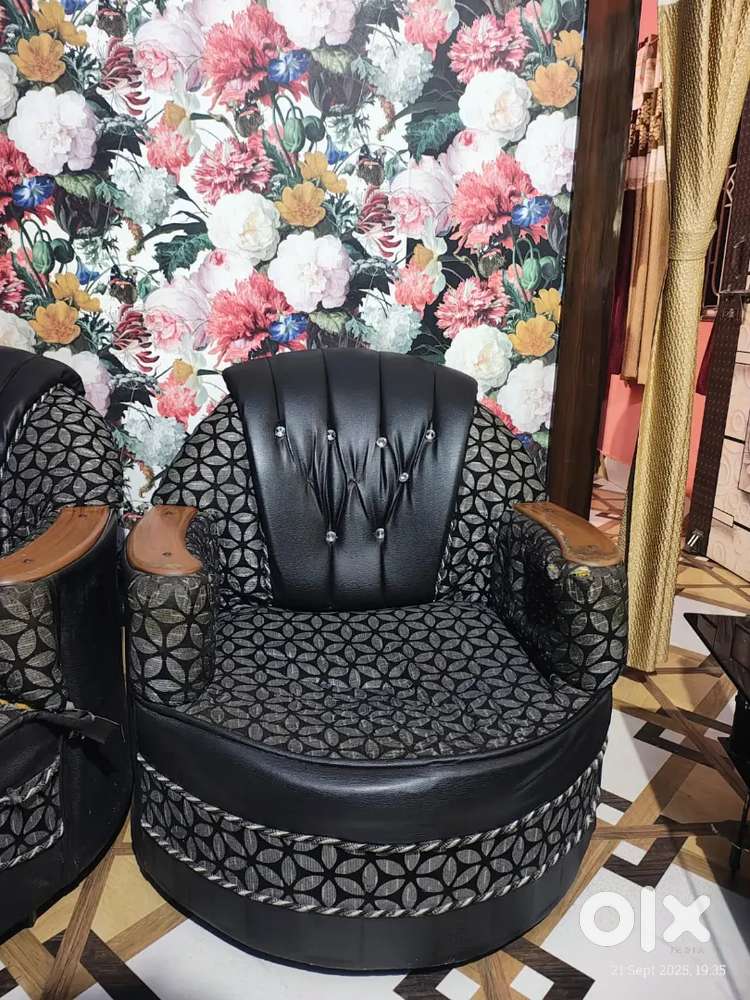Black sofa