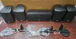 JBL SATELLITE SPEAKERS WITH NETWORK BOARD WITH WALLMOUND BREAKAT