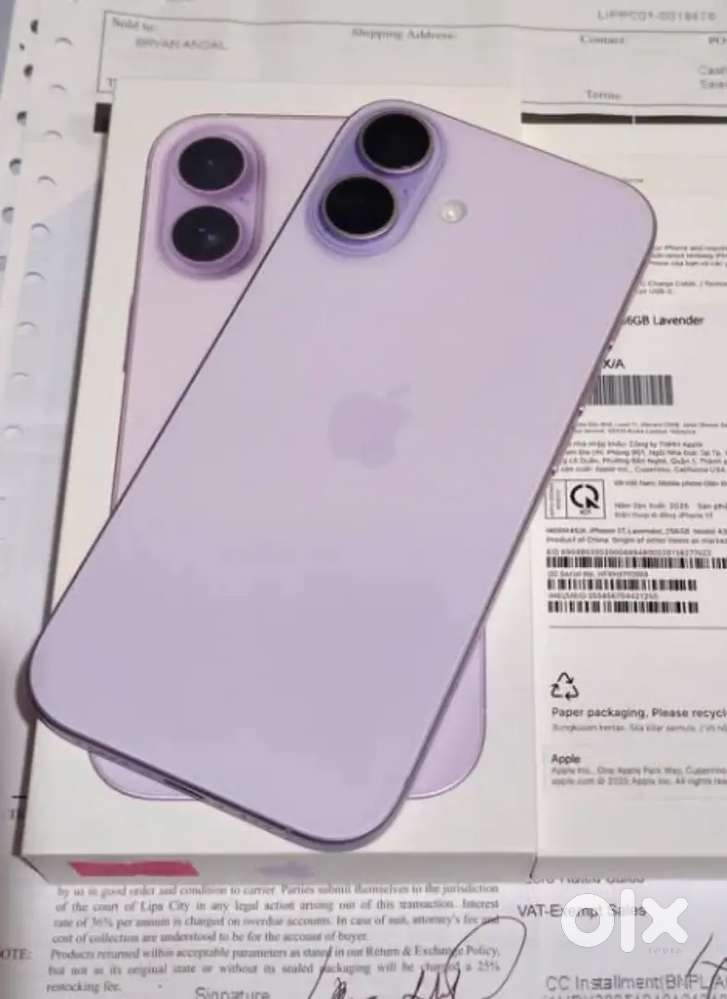 Get iphone 16 256gb under warranty & guarantee with good condition