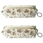 Aimani PU Leather Pencil & Cosmetic Pouch – Waterproof Zipper Case
