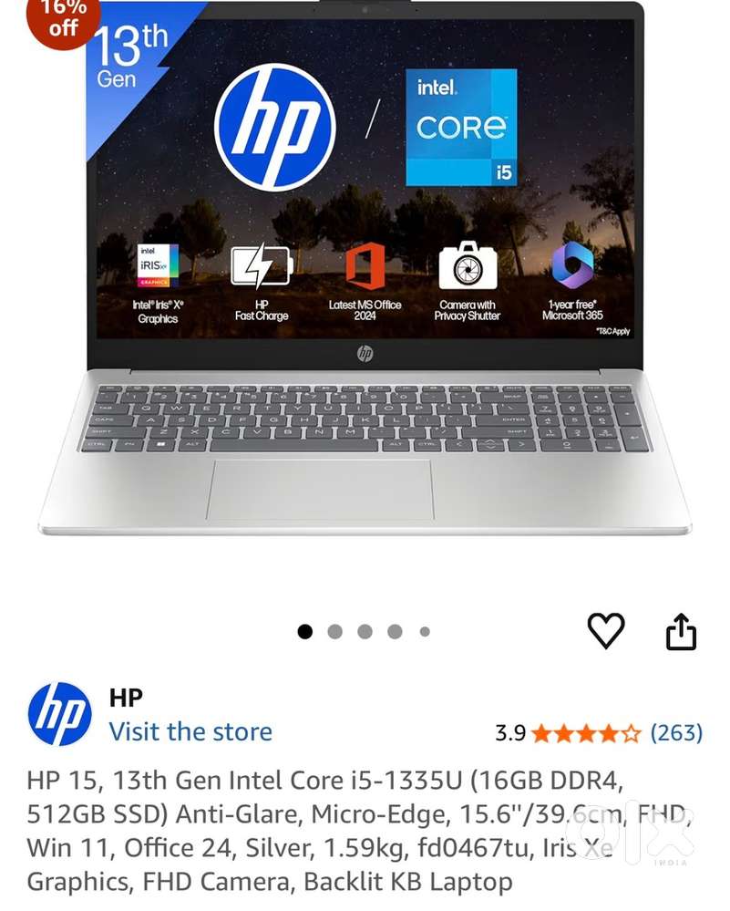 Hp BoX pack i5 laptop