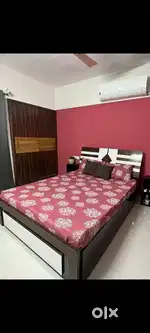 Bed + Wardrobe + Mattress Set – Sturdy & Well-Maintained (3 yrs old)