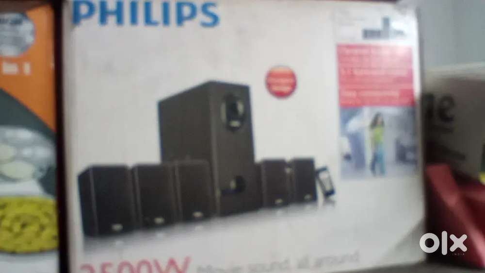 Philips 2500 W Surround Movies sound speakers 5.1