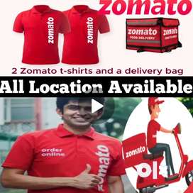 ZOMATO FOOD DELIVERY JOB WEEKLY PAYMENT IMMEDIATELY JOINING