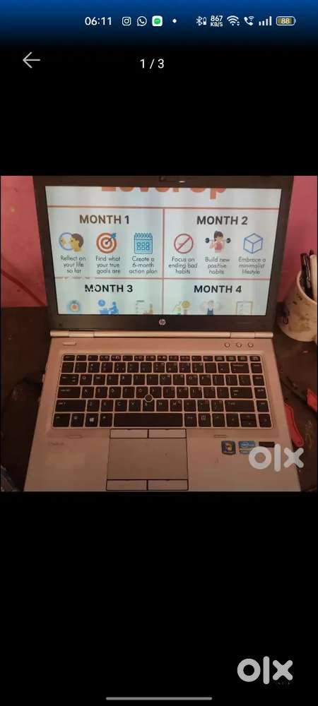 HP i5 8GB RAM 250 gb SSD LAPTOP for sale