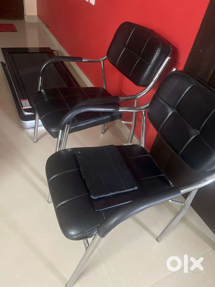Heavy Duty Stainless Steel Office Chair (set of 2)