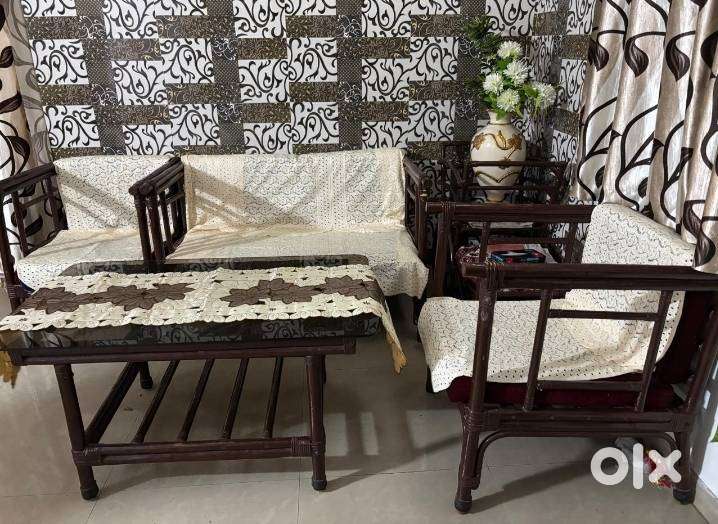 New sofa with center table