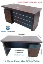 Sairam Furniture new 1.4 meter executive office table with drawers