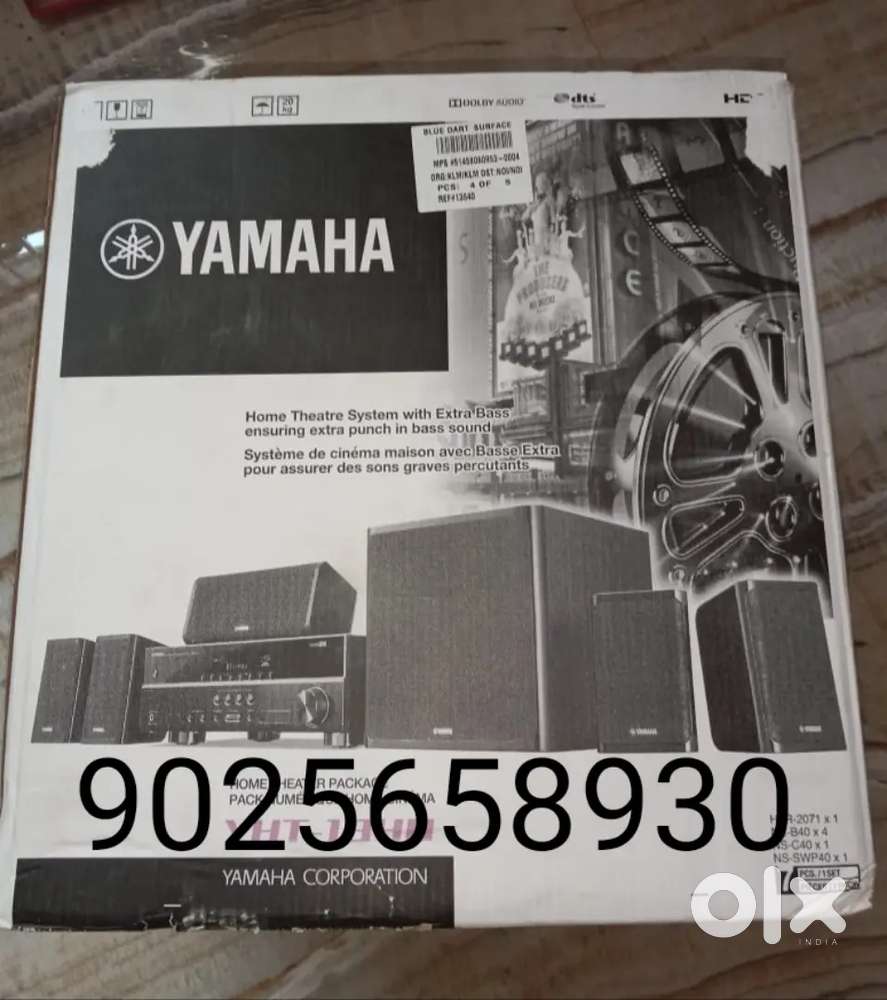 YAMAHA YHT-1840 4k AVR WITH 5.1 SPEAKER PACKAGE