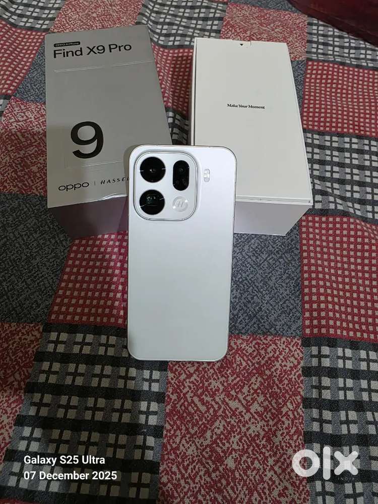 Oppo find x9 pro silk white 16gb 512gb 15 days old mint condition