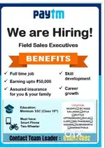 Sales officer paytem