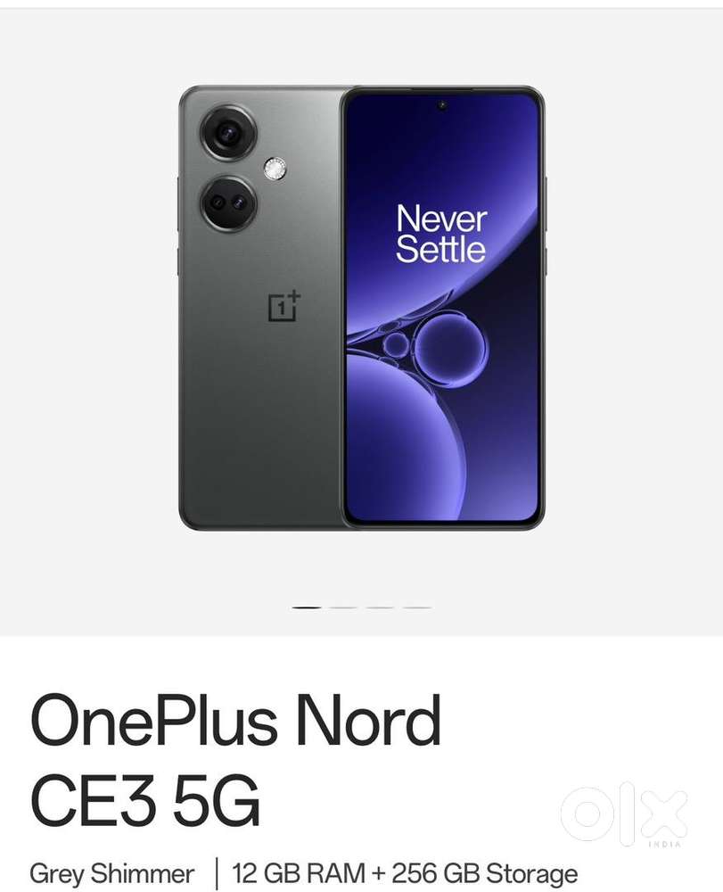 One plus Nord CE3 5G 256 GB Shimmer grey(Sealed box)