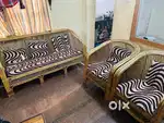 3+1+1 bamboo sofa