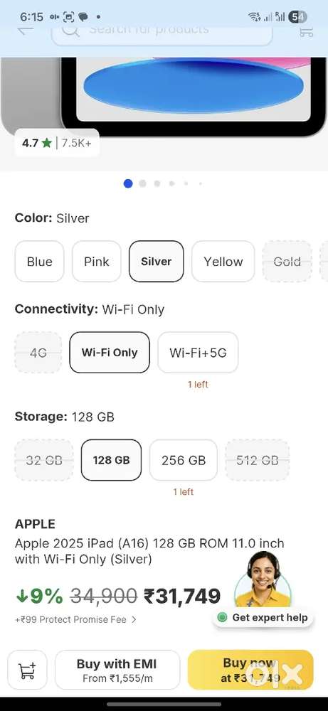 2.5 month old iPad 11 A16