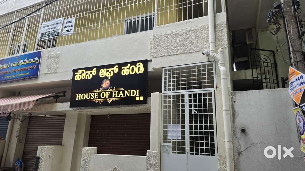 Resturant with all essential equipment and utensils